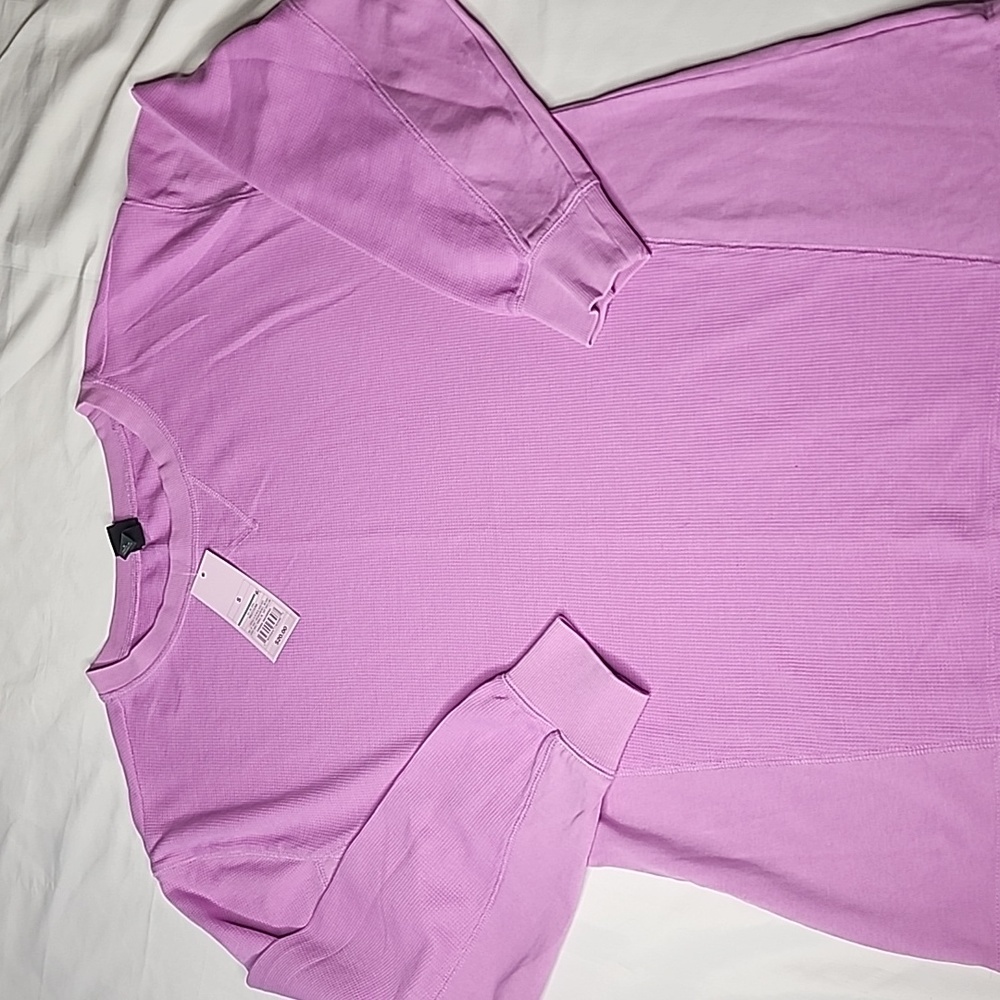 Wild Fable Womens Waffle Knit Long Sleeve- Violet